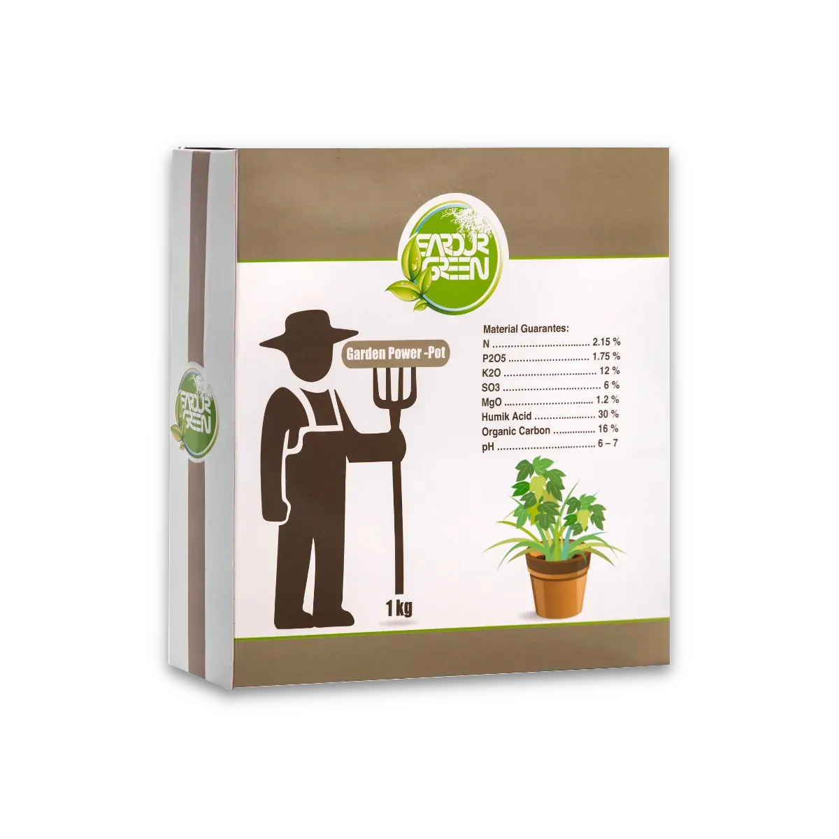 گاردن پاور پات - کود ارگانیک مخصوص گل‌های آپارتمانی